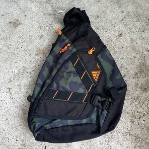 Camouflage green backpack